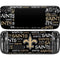 NFL New Orleans Saints Black Blast Steam Deck Handheld Gaming Computer Skin